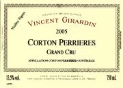 Corton Perrieres-Girardin 2005